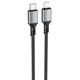Кабель для зарядки с быстрой зарядкой Type-C to Lightning Apple BOROFONE BX83 |1м/PD 20W| Черный - изображение 2