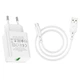 Зарядное устройство с быстрой зарядкой QC 3.0 + кабель MicroUSB BOROFONE BN5 |1USB, 18W| Белый - изображение 6