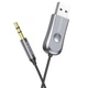 Автомобильный Bluetooth ресиверв Аудио адаптер BOROFONE BC44 Soul Car AUX BT5.0 Receiver With Cable Metal Gray - изображение 6
