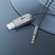 Автомобильный Bluetooth ресиверв Аудио адаптер BOROFONE BC44 Soul Car AUX BT5.0 Receiver With Cable Metal Gray - изображение 3