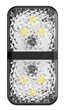 Світлодіодний індикатор відкриття дверей авто Baseus Door Open Warning Light Сигнальна лампа відкриття дверей (CRFZD-01) Black - зображення 3