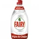 Засіб для ручного миття посуду Fairy Pure & Clean 450 мл (8001090837424) (170096) - зображення 1