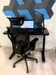 Комп'ютерний стіл зі змінною висотою зі скляною стільницею Nice Desk чорний 1145мм*590мм*35мм - зображення 8