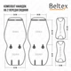 Премиум накидки для передних сидений Beltex New York 2 шт Biege (BX84550) - изображение 8