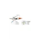 Патч-корд 3м S/FTP Cat 6A CU LSZH yellow Cablexpert (PP6A-LSZHCU-Y-3M) - изображение 3