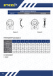 Шайба М8 DIN137A пружинная изогнутая цинк М Steelfix 50 шт (051406) - изображение 2