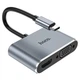 USB-хаб адаптер Hoco HB29 Type-C (HDMI, VGA, 4K, 30Hz) - Черный - изображение 3