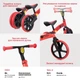Біговел YVolution Yvelo Junior Червоний N101047 - зображення 5
