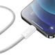 USB кабель для iPhone Type-C на Lightning BASEUS Dynamic Series Fast Charging Data Cable (1m, 20W). White - зображення 3
