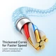 USB кабель для iPhone з роз'ємом Lightning BASEUS Dynamic Series Fast Charging Data Cable (2m, 2,4A). Blue - зображення 4