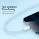 USB кабель для iPhone з роз'ємом Lightning BASEUS Dynamic Series Fast Charging Data Cable (2m, 2,4A). Blue - зображення 9