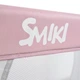 Ліжко-манеж SMIKI 120x60x77 см Сіро-рожеве (7059448) - зображення 4