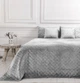 Покрывало ТЕП Velour Ромб круглый Светло-серое Двуспальное 180x240 см Велюр (2000008658683/4-00516_22425) - изображение 7