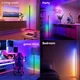 Кутовий Led торшер, лед лампа, лед нічник, RGB підсвічування, 50 см. з пультом керування - зображення 2