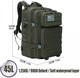 Рюкзак військовий штурмовий тактичний BPM2302272 Molle 45L Olive - зображення 2