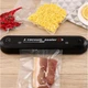 Вакуумный упаковщик вакууматор еды Vacuum Sealer Черный + 10 пакетов - изображение 6