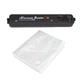 Вакуумний пакувальник для продуктів харчування вакууматор Vacuum Sealer + 10 пакетів для вакууматора Чорний - зображення 15