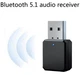 Блютуз Приемник звука KN318 Bluetooth 5.1 с микрофоном(790789416) Черный - изображение 1