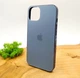 Стеклянный чехол Baseus Glass case для iPhone 14 Sierra Blue Матовый - изображение 1