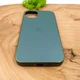 Стеклянный чехол Baseus Glass case для iPhone 14 Plus Midnight Green Матовый - изображение 2