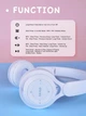 Бездротові навушники Wireless Y08 SD + Bluetooth 5.0 MP3 плеєр White - изображение 3