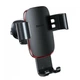 Тримач для мобiльного Baseus Metal AgeⅡ Gravity Car&nbsp;Mount（Round Air Vent Version）Black - изображение 2