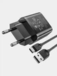 Сітчасте зарядне пристрій BOROFONE BA68A Glacier single port charger set(Type-C) Black - зображення 1