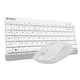 Комплект A4Tech FG1112 Wireless White (FG1112 White) - изображение 3