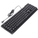 Клавиатура Maxxter KBM-U01-UA USB Black (KBM-U01-UA) - изображение 2
