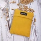 Подушка-грілка Akuku з вишневми кісточками 13x16 см Жовта (A0636) (5903858996646) - зображення 2