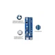 Райзер PCI-E x1 to 16x 60cm USB 3.0 Cable SATA to 6Pin Power v.006C Dynamode (RX-riser-006c 6 pin) - изображение 5