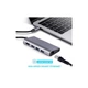 Переходник Dynamode USB3.1 Type-C to HDMI, 3хUSB3.0, RJ45, USB Type-C Female, SD (Dock-USB-TypeC-HDMI-USB3.0-RJ45) - изображение 2