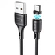 Кабель USB - micro USB Hoco X52 2.4A 1 метр Black магнітний (96369) - зображення 1