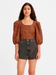 Топ женский Levi's 502363555 M Коричневый (1159777287) - изображение 1