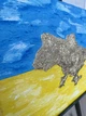 Патріотична картина ручної роботи, "Україна", акрил, розмір 30х40 - зображення 8