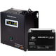 Комплект резервного питания для котла LP (LogicPower) ИБП + AGM батарея (UPS 500VA + АКБ AGM 330W) - изображение 1