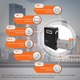 Комплект резервного питания LP (LogicPower) ИБП + гелевая батарея (UPS W3000 + АКБ GL 6600W) - изображение 2