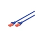 Патч-корд 10м, CAT 6 UTP, AWG 26/7, Cu, LSZH, blue Digitus (DK-1617-100/B) - изображение 1