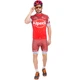 Велоформа короткий рукав SPOINT ALPECIN Y-20 L Красный - изображение 1