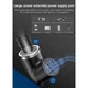 Автомобільний зарядний пристрій Baseus Y-Type 2 USB 3.4A + 1 Прикурювач 40W адаптер заряджання для телефону - зображення 7