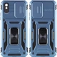 Ударопрочный чехол Camshield Army Ring для Xiaomi Redmi 9A Голубой / Light Blue Без бренда - изображение 1