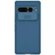 Карбоновая накладка Nillkin Camshield (шторка на камеру) для Google Pixel 7 Pro Синий / Blue - изображение 1