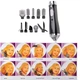 Фен-щетка Стайлер для волос 10 в 1Hair Styler 87010 набор для укладки волос плойка гофре утюжок Черный GS-4812 - изображение 4