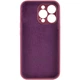 Чехол Silicone Case Full Camera Protective (AA) для Apple iPhone 13 Pro (6.1") Бордовый / Plum Без бренда - изображение 2