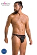 Мужское эротическое бельё кожаные открытые трусики 034 SLIP OPEN LUKE black XXL/XXXL - Passion ( SO7575 ) - изображение 5