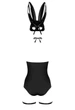 Женское Эротическое бельё Игровой костюм "Кролик" Obsessive Bunny costume Чёрный L/XL ( SO7702 ) - изображение 4