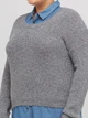 Светр Only 116324541 XL (73112XL) Сірий - зображення 3