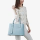 Сумка женская кожаная тоут средняя Regina Notte Tote 02816_L Голубой - изображение 2