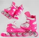 Детские Ролики 47144-S Best Roller Бело-Розовые размер 30-33 - изображение 2