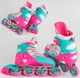 Детские Ролики 96504-M Best Roller Бирюзовые с розовым размер 34-37 - изображение 2